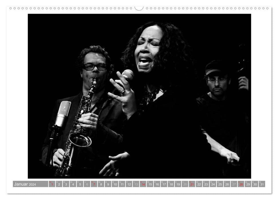 Jazz Ladies in der alten Schmiede (CALVENDO Premium Wandkalender 2024)