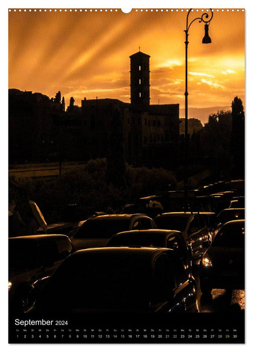 ROME night pictures (CALVENDO Premium Wall Calendar 2024) 