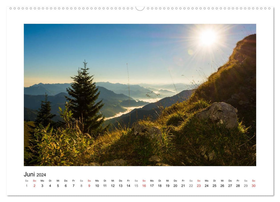Bavarian Prealps / Mangfall Mountains (CALVENDO wall calendar 2024) 