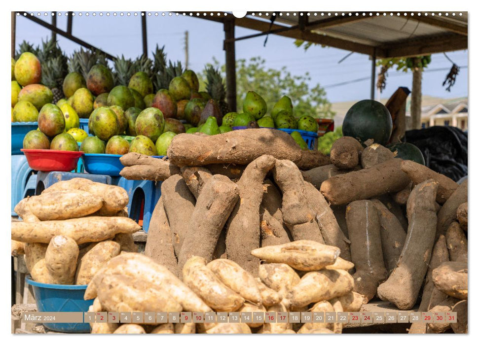Gewürze und Aromen Westafrikas - Märkte in Ghana (CALVENDO Premium Wandkalender 2024)
