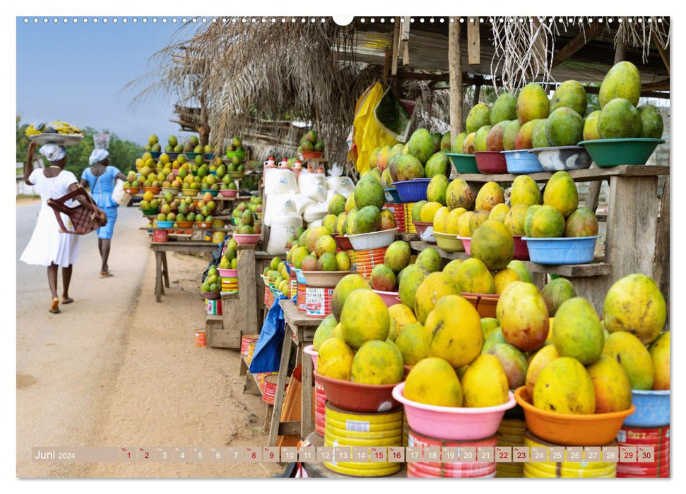 Gewürze und Aromen Westafrikas - Märkte in Ghana (CALVENDO Premium Wandkalender 2024)