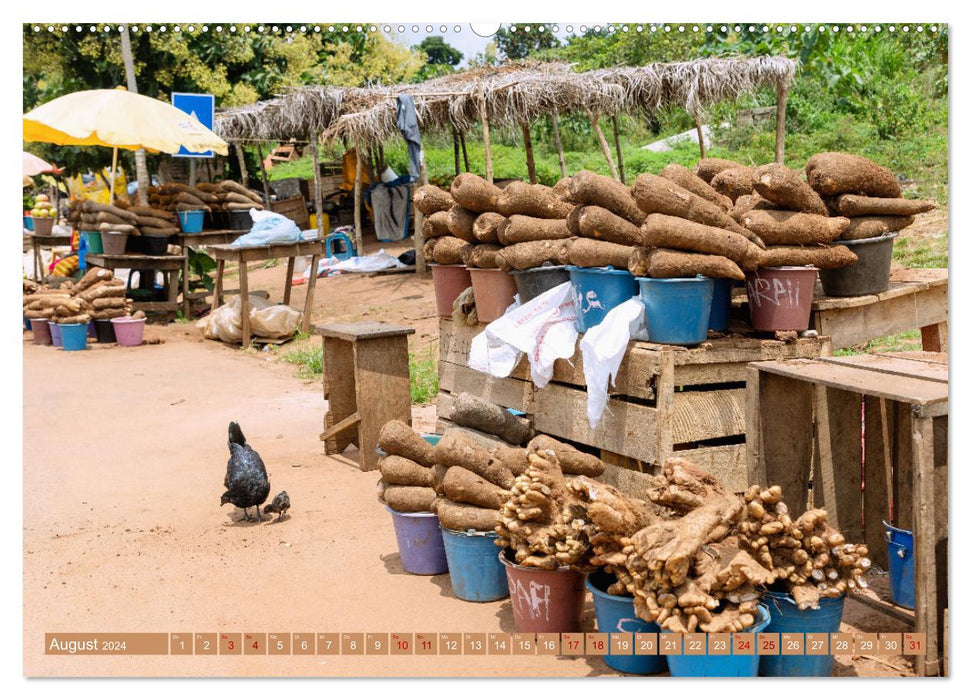 Gewürze und Aromen Westafrikas - Märkte in Ghana (CALVENDO Premium Wandkalender 2024)