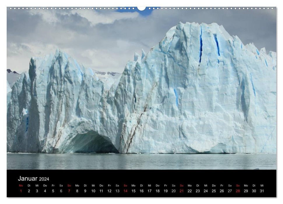 La version Antarctique / CH (Calendrier mural CALVENDO Premium 2024) 
