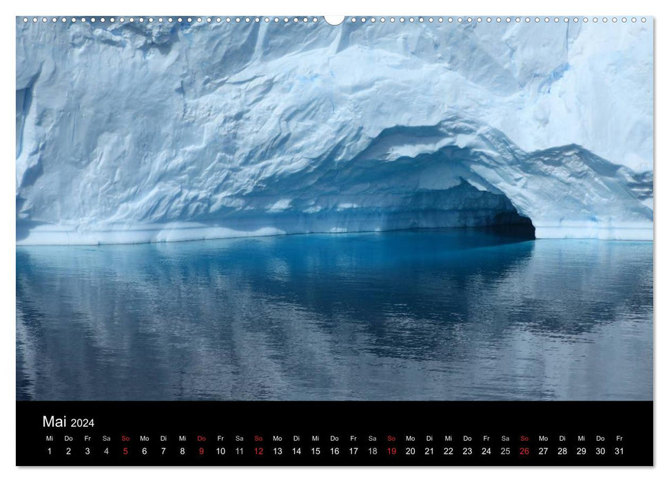 Die Antarktis / CH-Version (CALVENDO Premium Wandkalender 2024)
