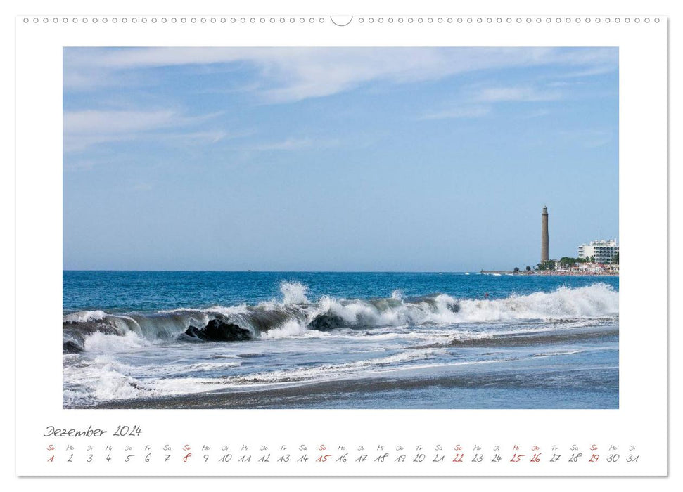 Gran Canaria - Puerto Mogan/Maspalomas (CALVENDO Premium Wandkalender 2024)
