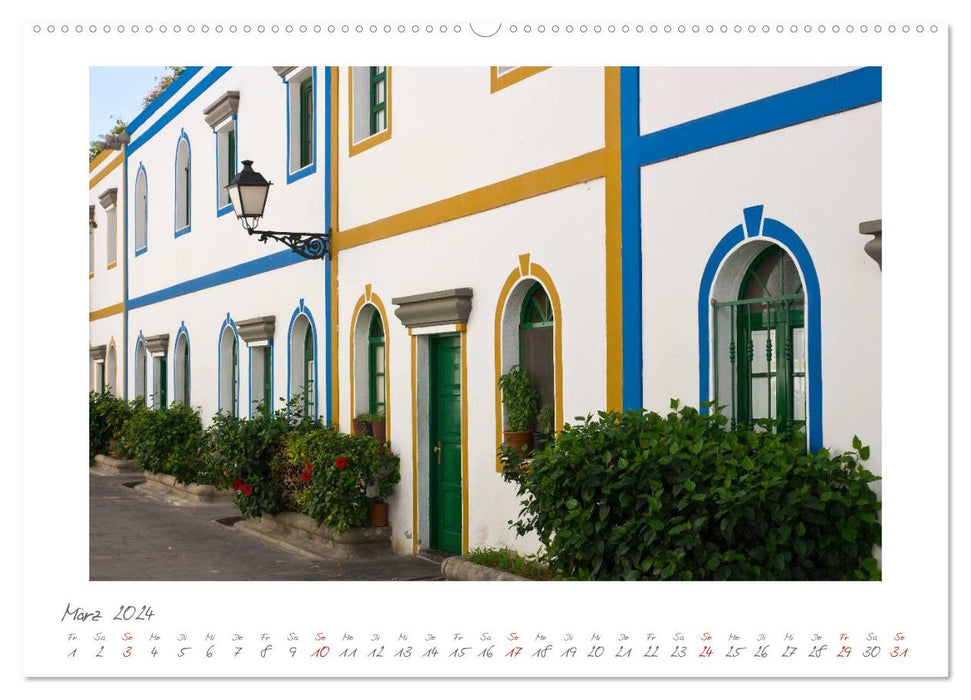 Gran Canaria - Puerto Mogan/Maspalomas (CALVENDO Premium Wandkalender 2024)