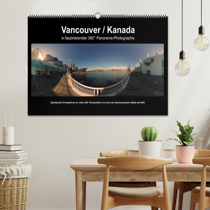 Vancouver / Kanada in faszinierender 360° Panorama-Photographie (CALVENDO Wandkalender 2024)