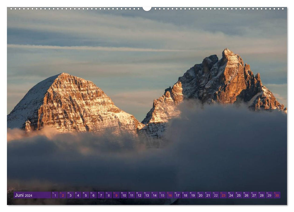 The Eastern Alps (CALVENDO Premium Wall Calendar 2024) 