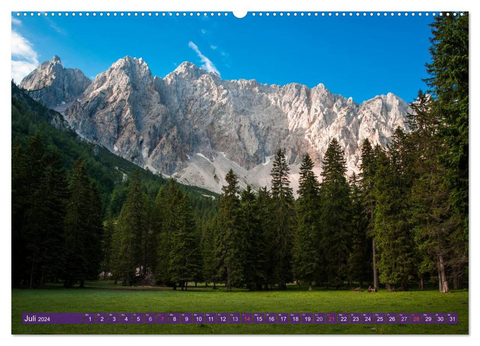 Les Alpes orientales (Calendrier mural CALVENDO Premium 2024) 