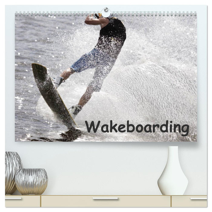 Wakeboarding / CH version (CALVENDO Premium wall calendar 2024) 