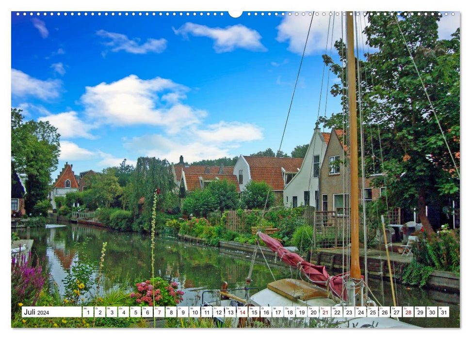 Idyll at the IJsselmeer (CALVENDO Premium Wall Calendar 2024) 