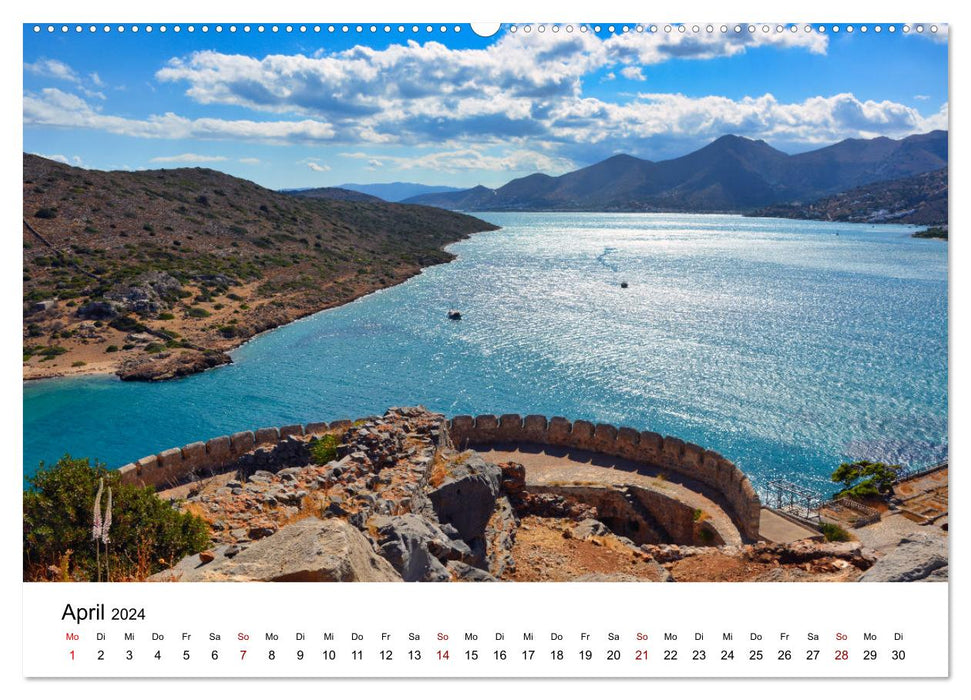 Kretas malerischer Osten (CALVENDO Premium Wandkalender 2024)