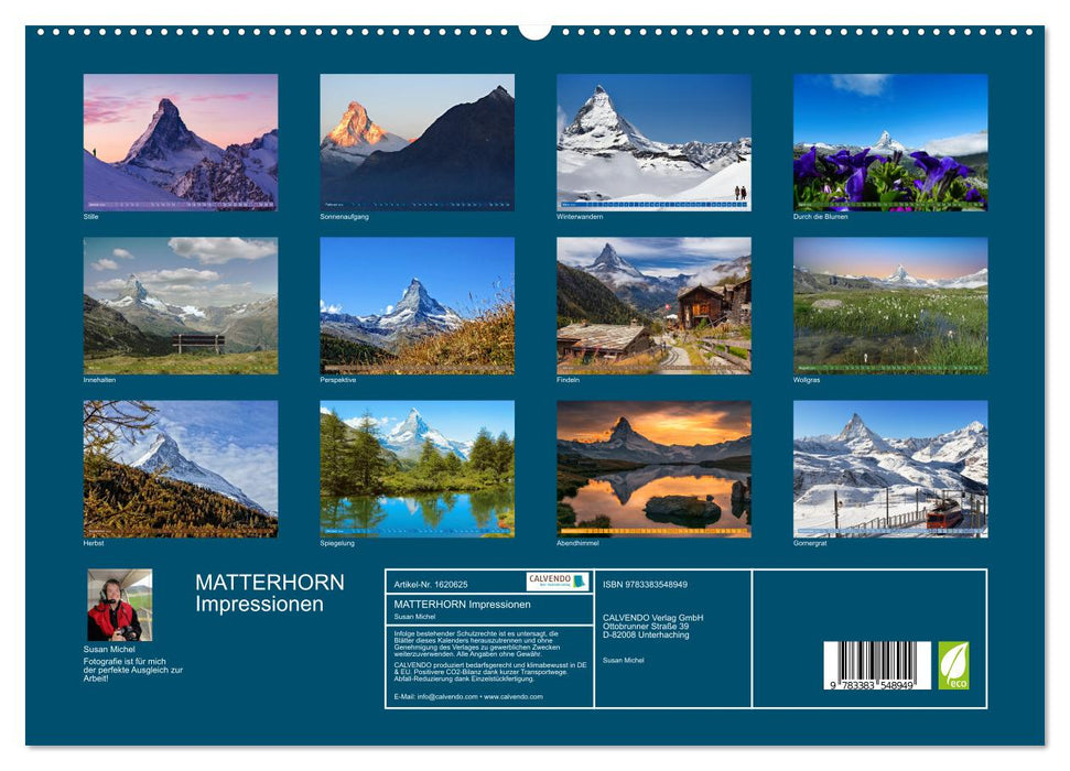 MATTERHORN Impressionen (CALVENDO Premium Wandkalender 2024)
