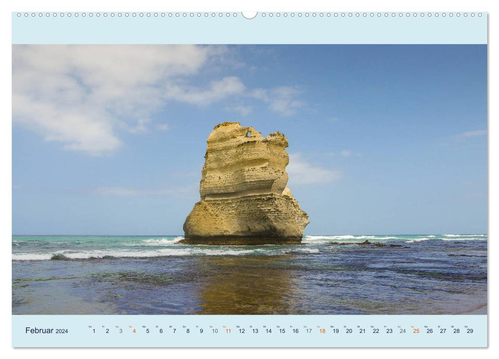Great Ocean Road – La route de rêve de l'Australie (Calvendo Premium Wall Calendar 2024) 