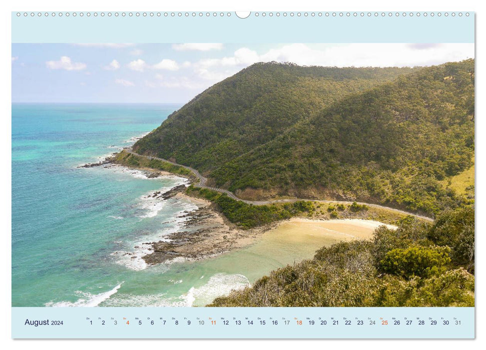 Great Ocean Road – La route de rêve de l'Australie (Calvendo Premium Wall Calendar 2024) 
