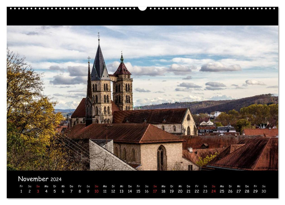 Esslingen am Neckar - Du Moyen Âge à l'époque moderne (Calendrier mural CALVENDO 2024) 