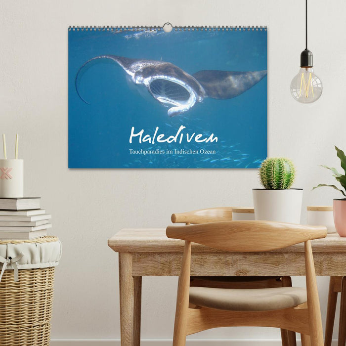 Malediven - Tauchparadies im Indischen Ozean (CALVENDO Wandkalender 2024)