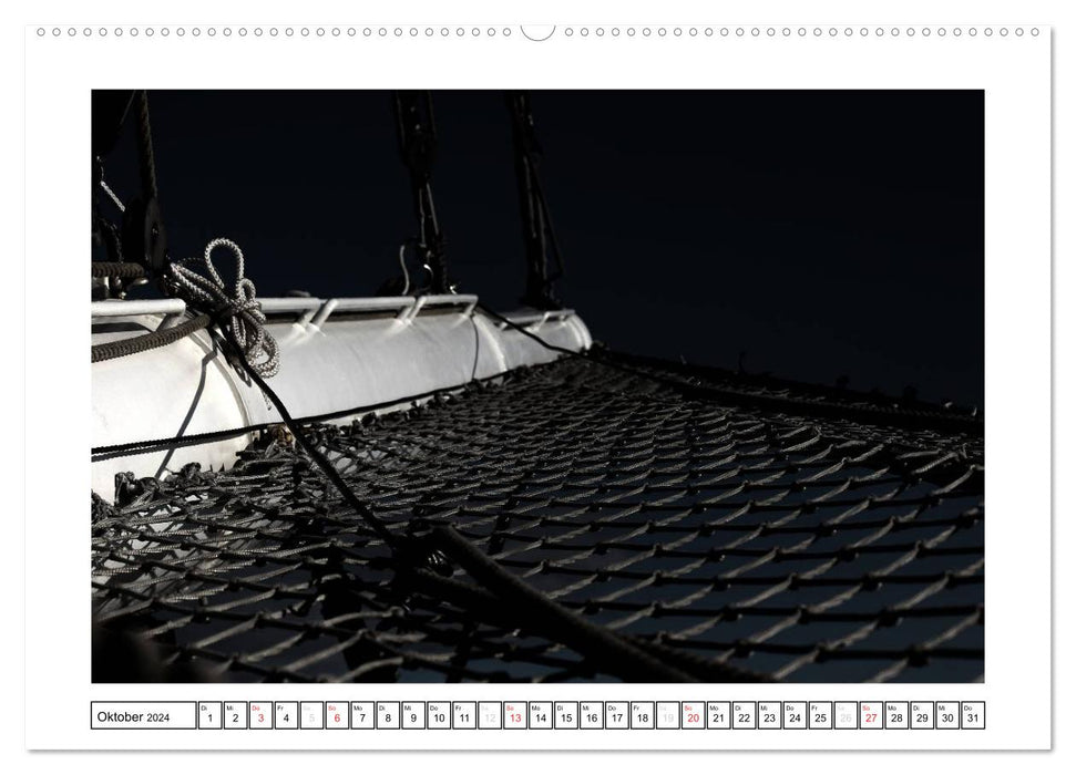 Sailing at night (CALVENDO Premium Wall Calendar 2024) 
