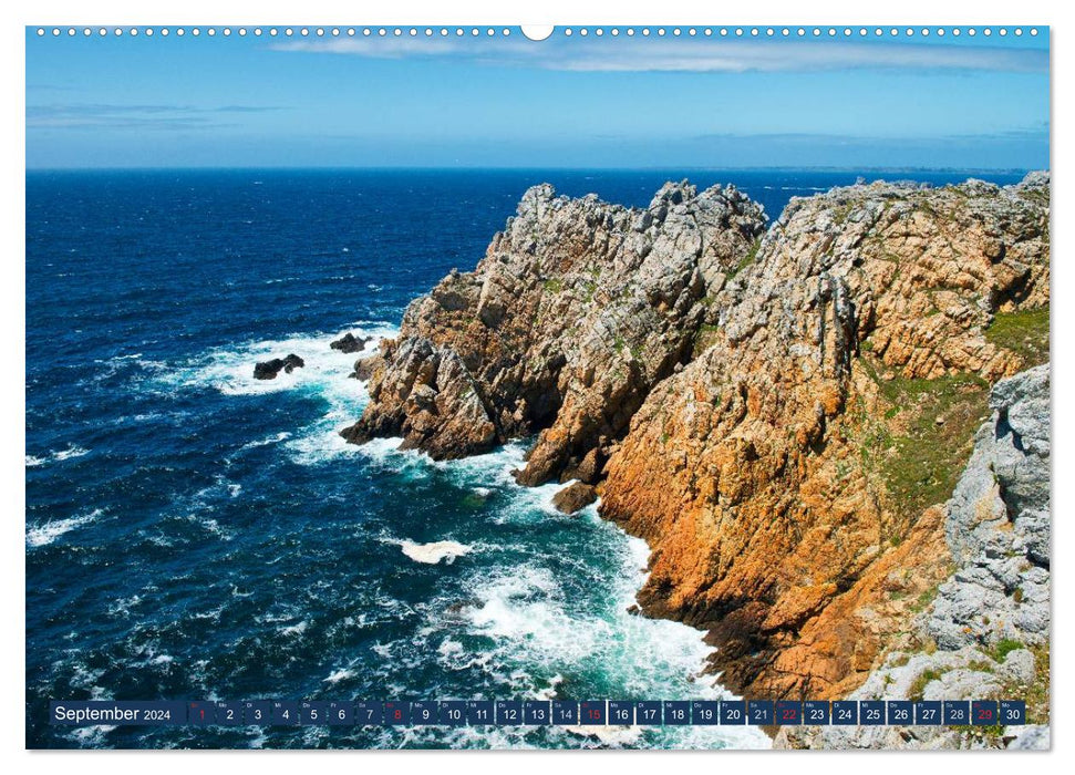 Die Bretagne - Eine Reise zum Ende der Welt (CALVENDO Premium Wandkalender 2024)