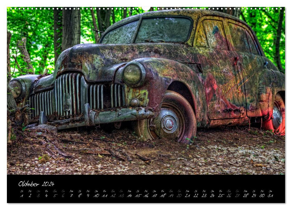 Classic Cars - Forgotten Beauties (CALVENDO Wall Calendar 2024) 