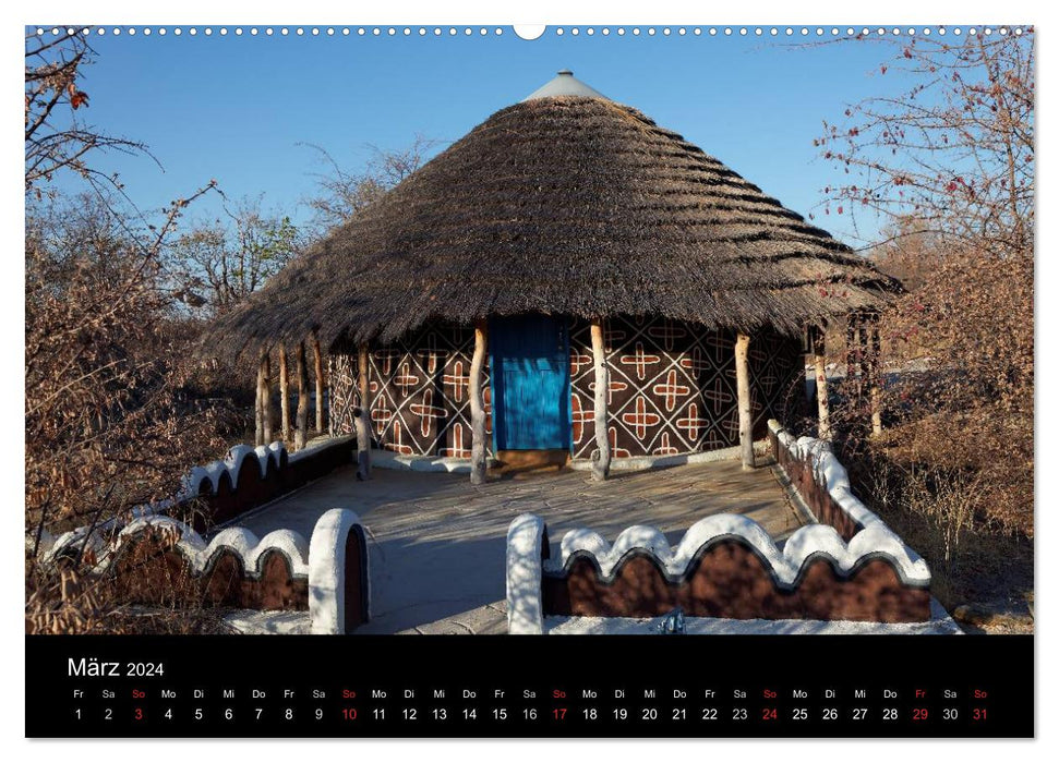 Nature Experience Botswana (CALVENDO Premium Wall Calendar 2024) 