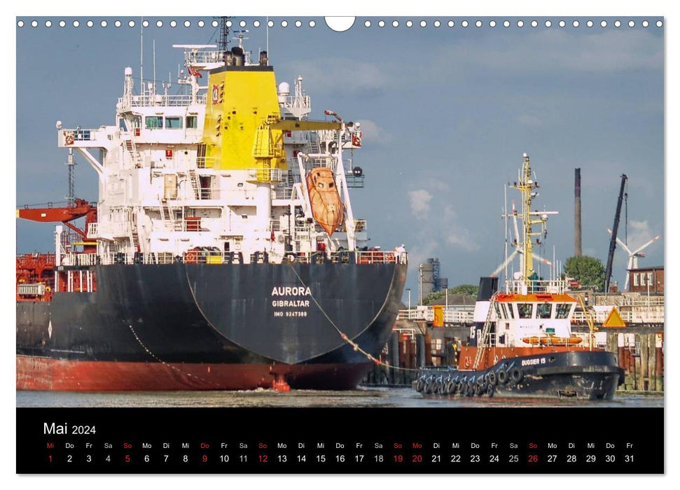 Hafenarbeiter (CALVENDO Wandkalender 2024)