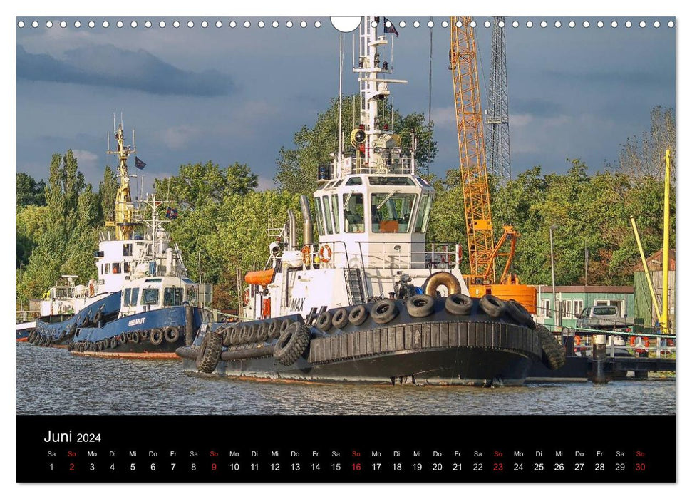 Dock workers (CALVENDO wall calendar 2024) 