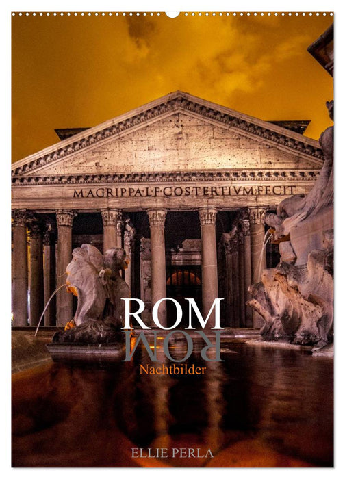 Images de nuit de ROME (calendrier mural CALVENDO 2024) 