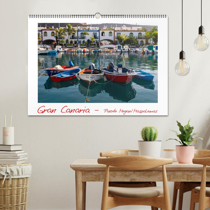 Gran Canaria - Puerto Mogan/Maspalomas (CALVENDO Wandkalender 2024)
