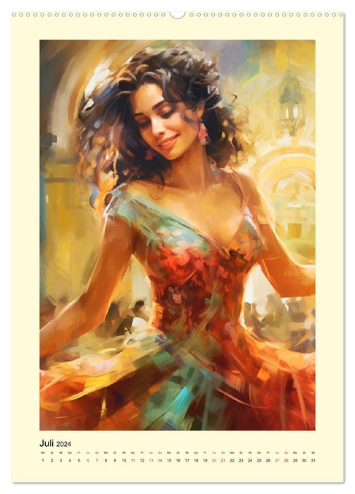 Leidenschaft Tanzen. Rhythmus, Harmonie und Liebe (CALVENDO Wandkalender 2024)