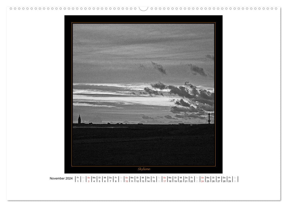 Wangerooge in Fine Art (CALVENDO Premium Wandkalender 2024)