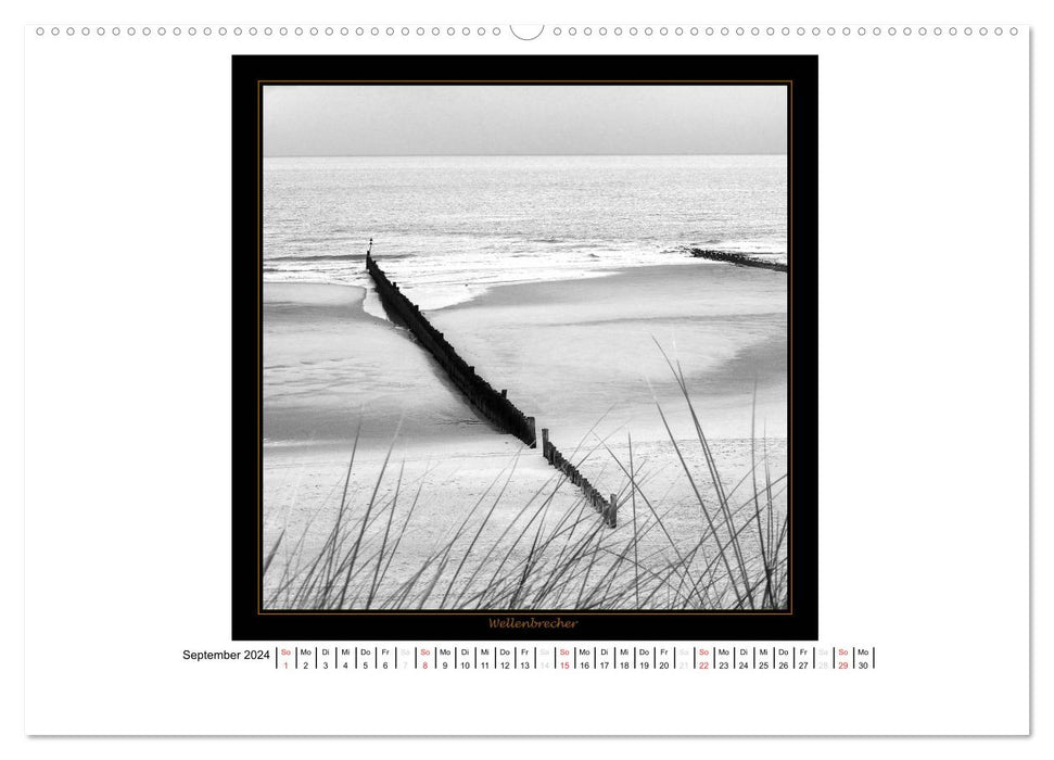 Wangerooge in Fine Art (CALVENDO Premium Wall Calendar 2024) 