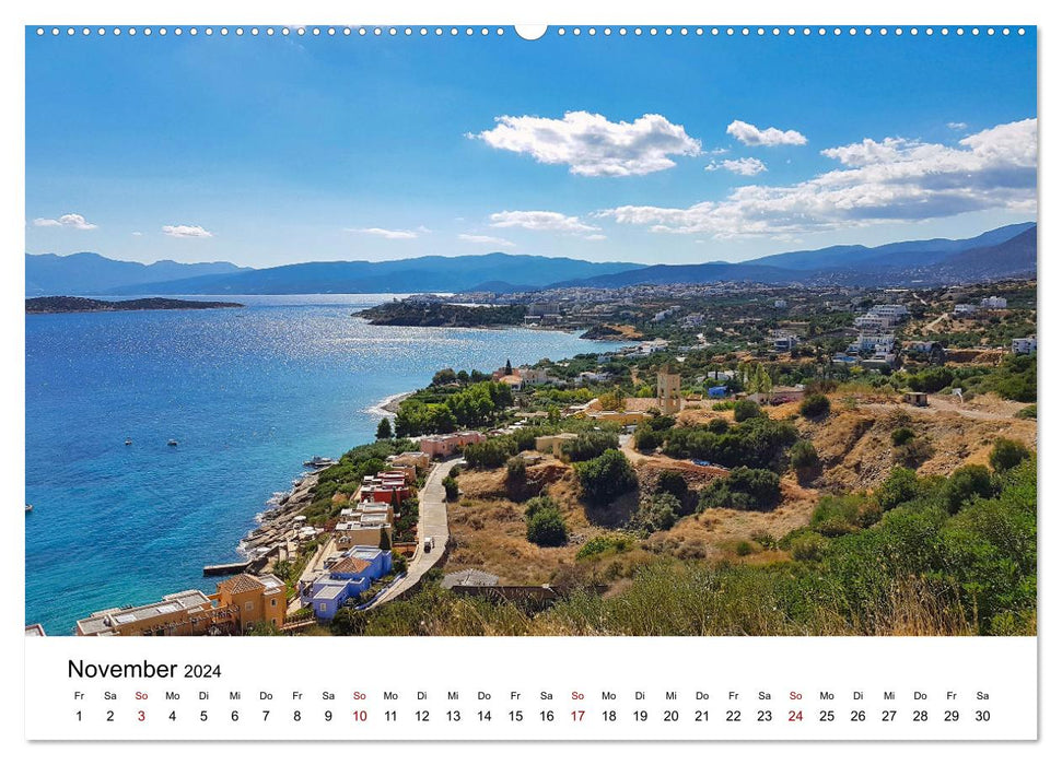 L'est pittoresque de la Crète (calendrier mural CALVENDO 2024) 