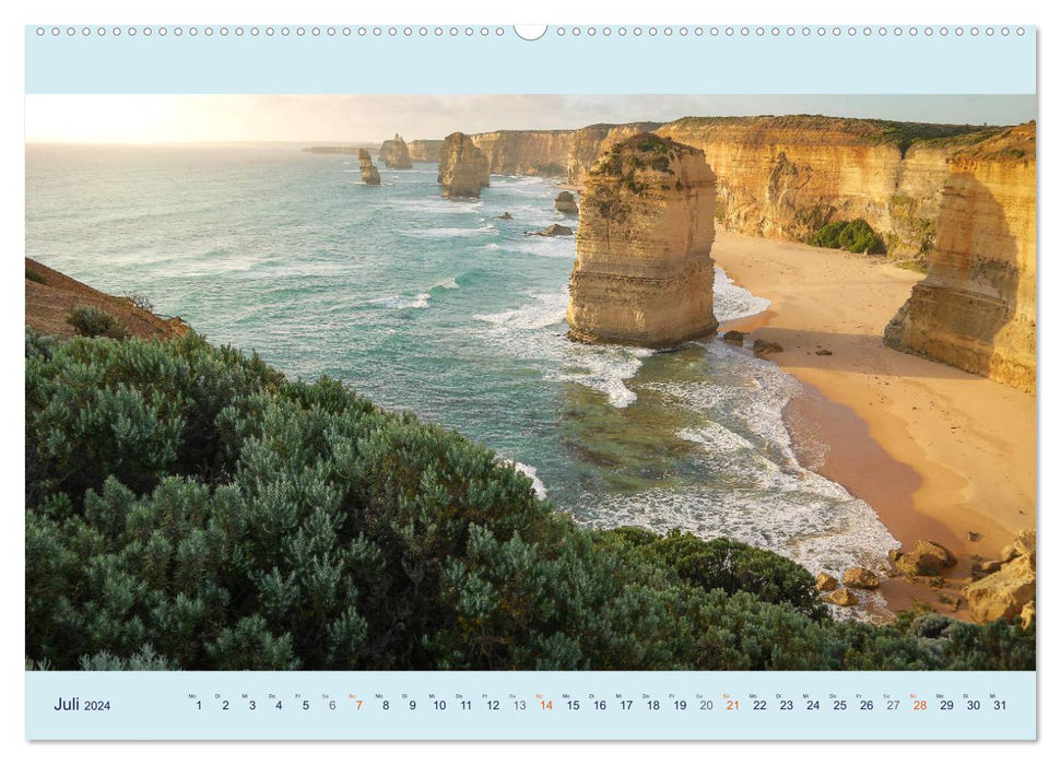 Great Ocean Road - La route de rêve de l'Australie (calendrier mural CALVENDO 2024) 