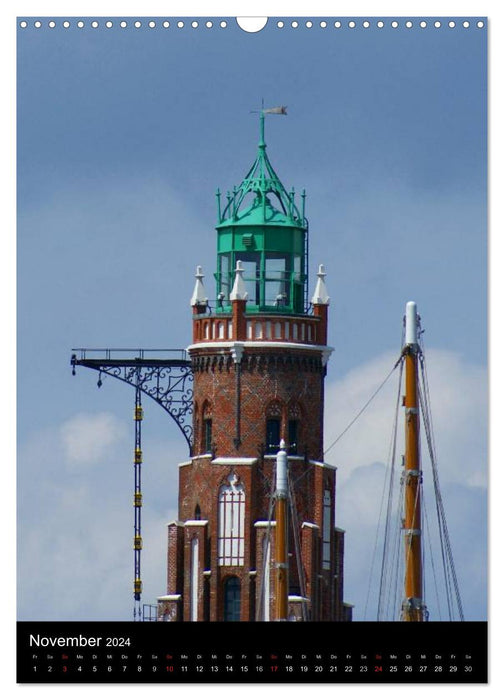 Bremerhaven on the North Sea (CALVENDO wall calendar 2024) 