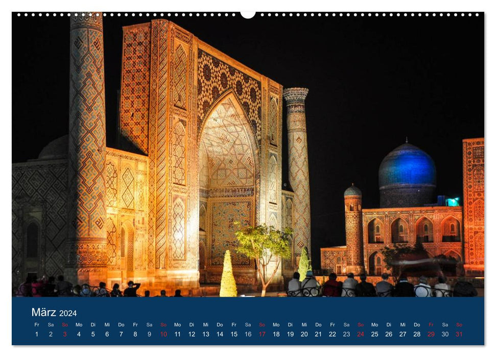 Uzbekistan - On the Silk Road (CALVENDO Premium Wall Calendar 2024) 