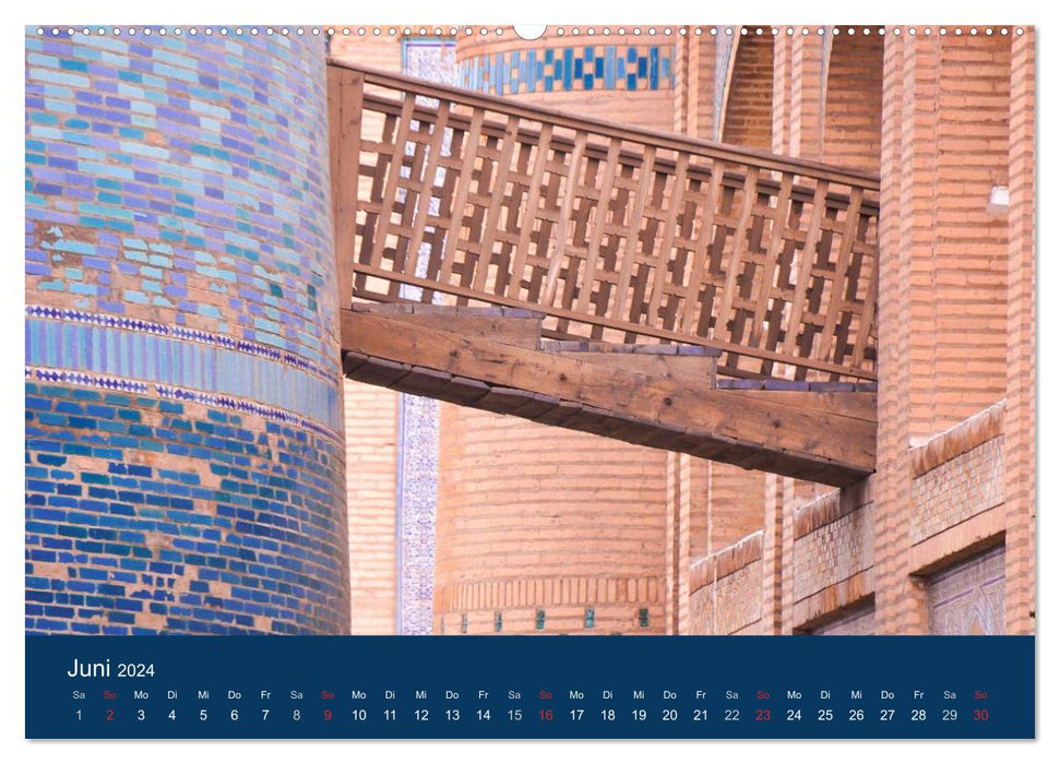 Ouzbékistan - Sur la route de la soie (Calvendo Premium Wall Calendar 2024) 
