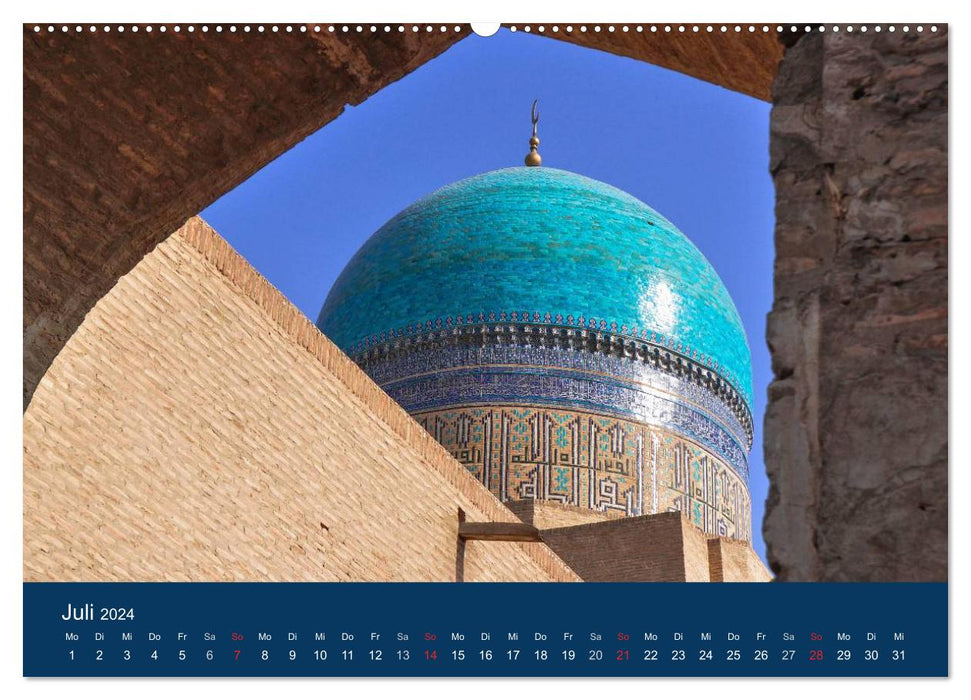 Usbekistan - Unterwegs auf der Seidenstraße (CALVENDO Premium Wandkalender 2024)