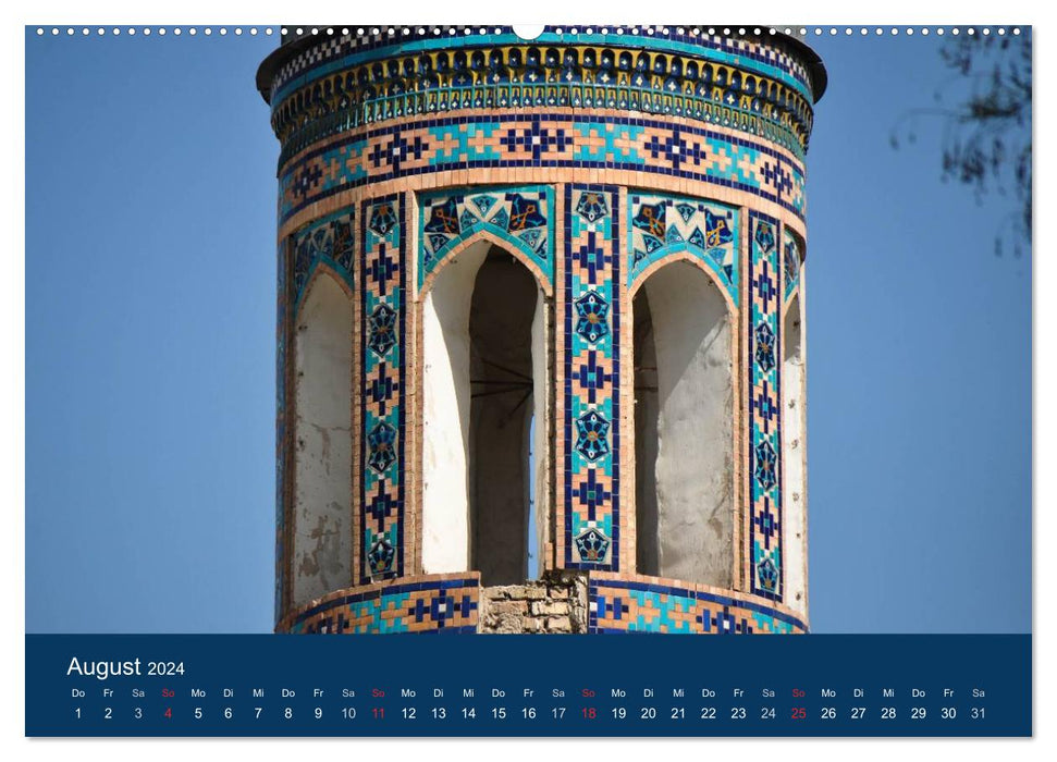 Usbekistan - Unterwegs auf der Seidenstraße (CALVENDO Premium Wandkalender 2024)