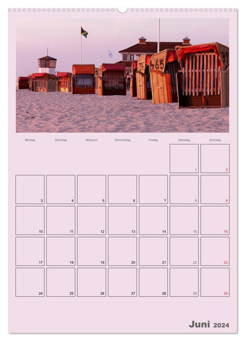 Around the Kiel Fjord / Planner (CALVENDO Premium Wall Calendar 2024) 