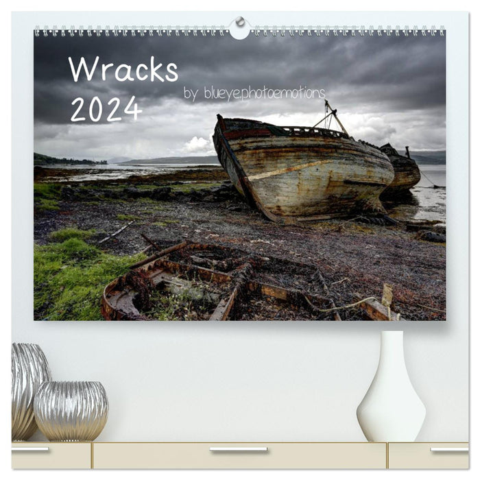 Wrecks 2024 (CALVENDO Premium Wall Calendar 2024) 