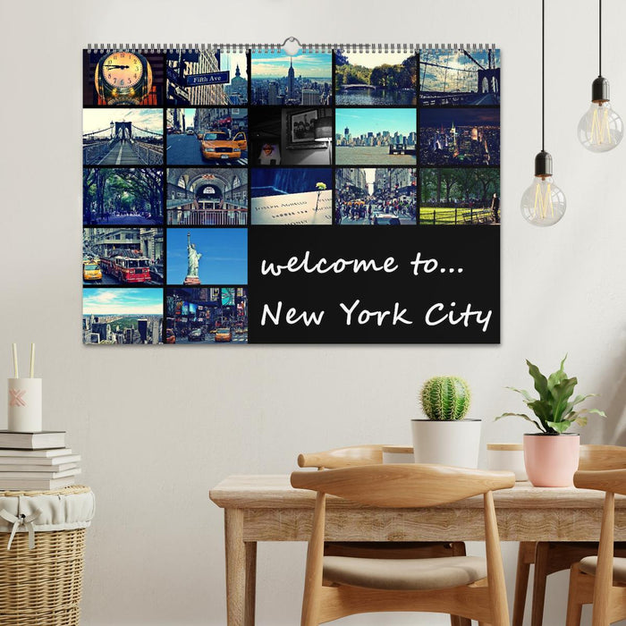 bienvenue à New York (calendrier mural CALVENDO 2024) 