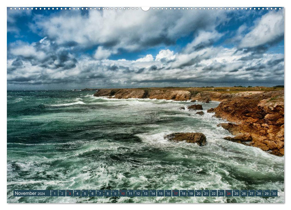 Die Bretagne - Eine Reise zum Ende der Welt (CALVENDO Wandkalender 2024)