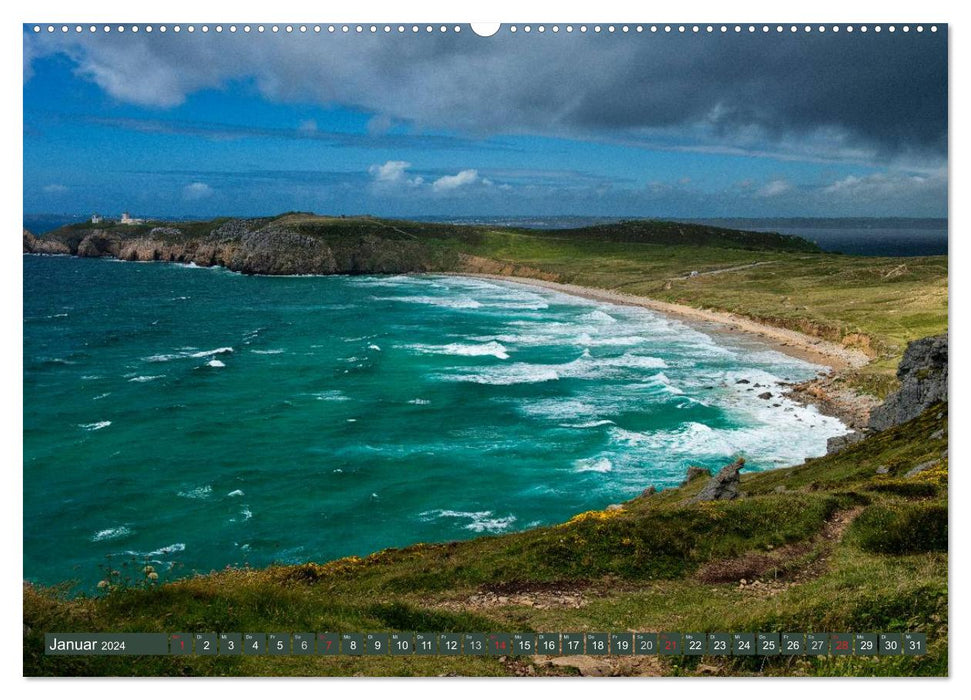 Brittany - A journey to the end of the world (CALVENDO wall calendar 2024) 