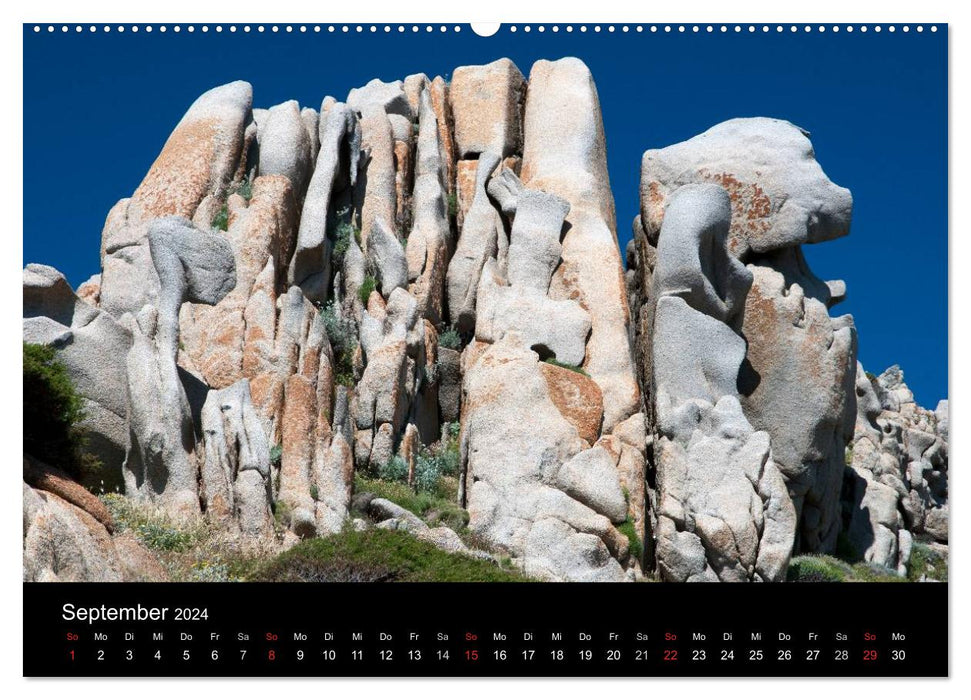 Sardinien Costa Smeralda und der Norden (CALVENDO Premium Wandkalender 2024)