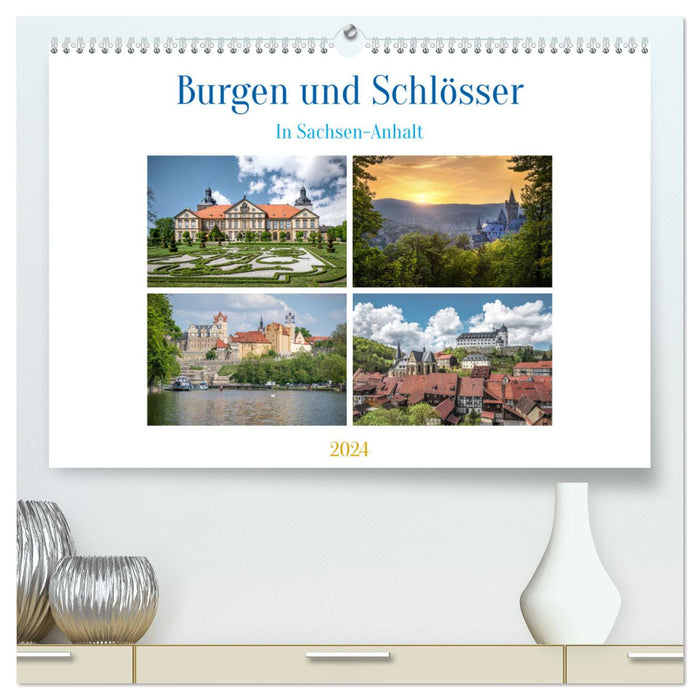 Burgen und Schlösser (CALVENDO Premium Wandkalender 2024)
