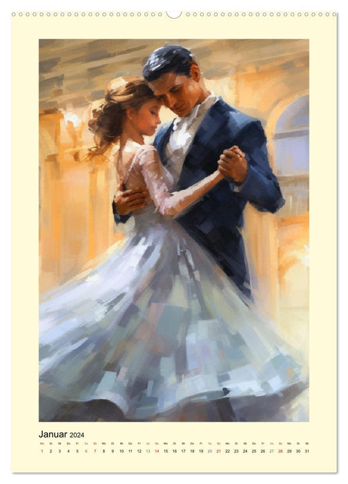 Leidenschaft Tanzen. Rhythmus, Harmonie und Liebe (CALVENDO Premium Wandkalender 2024)