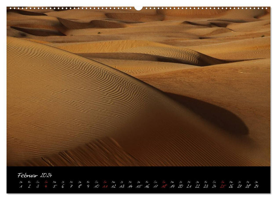 Couleurs du désert (Calvendo Premium Wall Calendar 2024) 