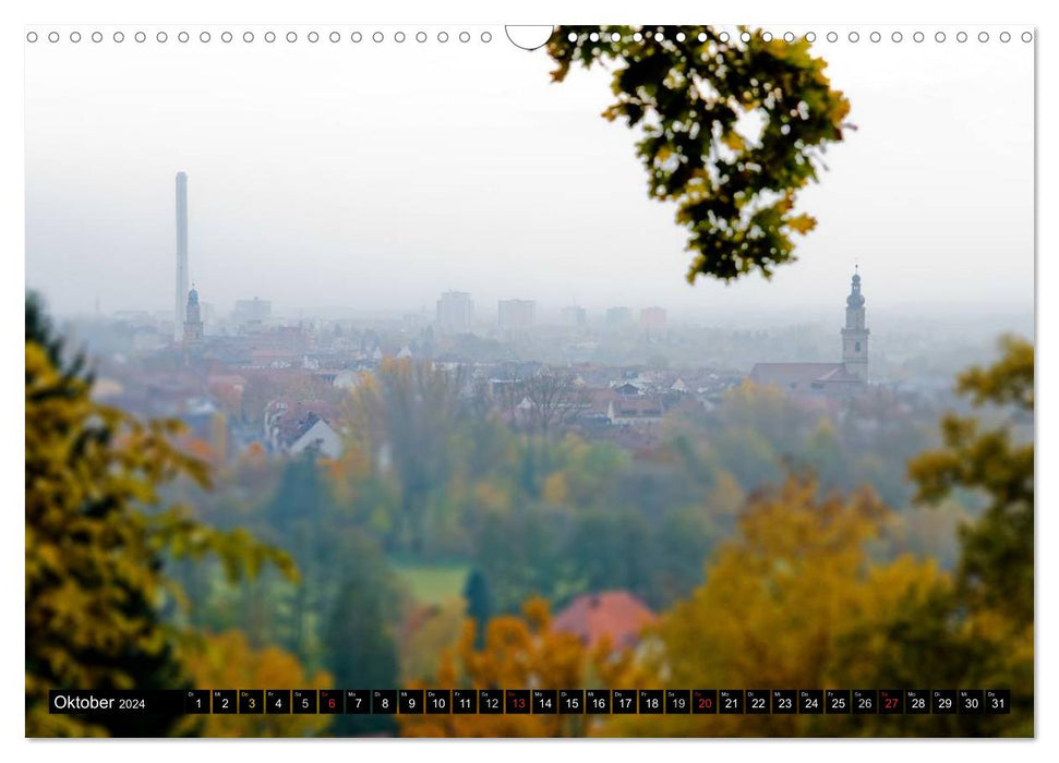 Erlangen vue d'en haut (calendrier mural CALVENDO 2024) 