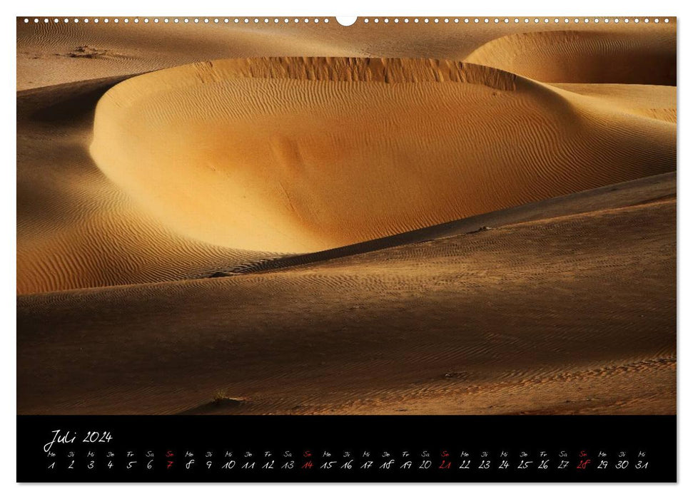 The fascination of the desert (CALVENDO Premium Wall Calendar 2024) 
